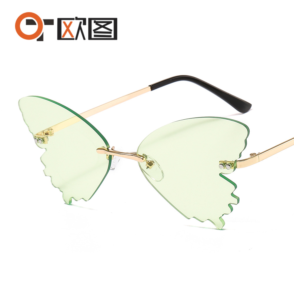 2022 new ladies trendy modern fashion sunglasses 960 European and American butterfly personality cross-border sunglasses