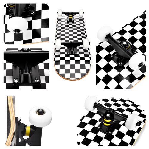 31-inch Maple Concave Skateboard Four-Wheeled Skateboard Professional Beginner Road Adult Dual Kicktail Skateboard 3108