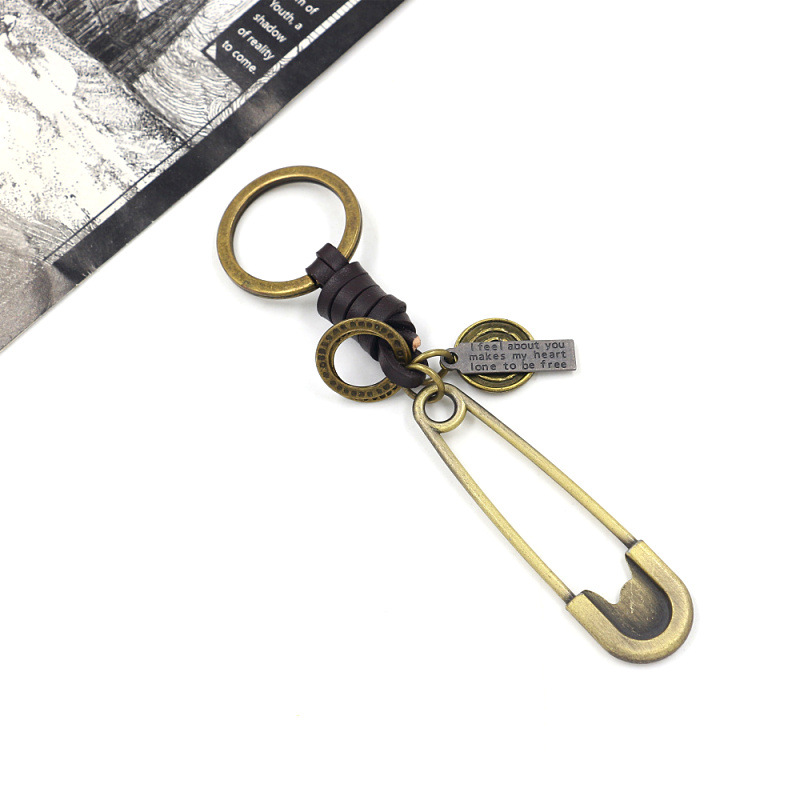 Korea creative gender pin shape keychainpicture1
