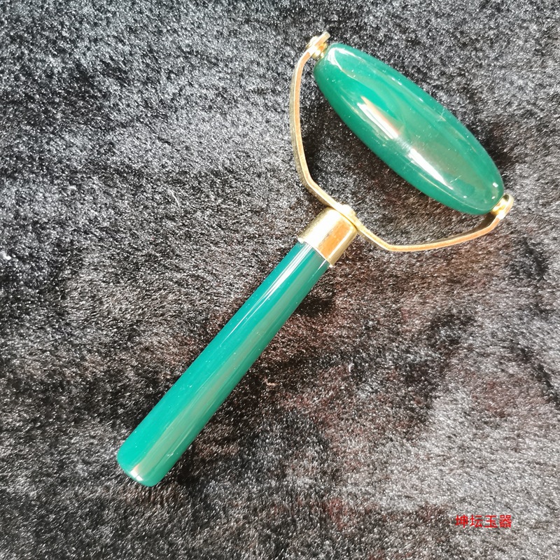 Agate double -head massage manual single -head massage stick double -head roller -type