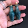 Agate perfume in ampoules, bottle for essential oils, pendant, India