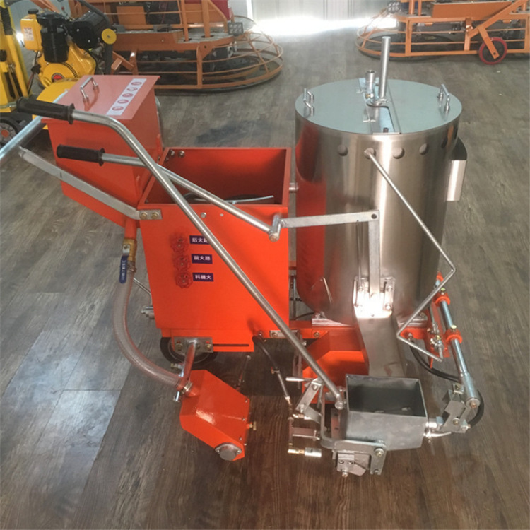 手推式标线划线一体机 道路划线车 马路划线机沥青混凝土热熔划