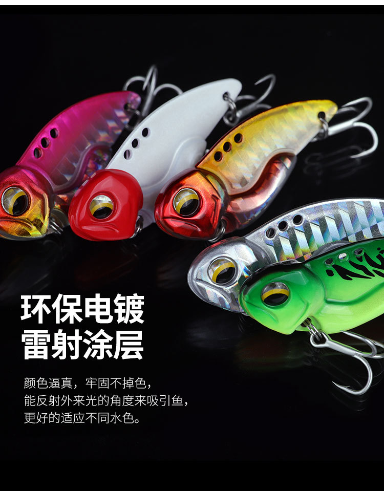 5 Pcs Metal Spinner Baits weedless spinner blade baits Fresh Water Bass Swimbait Tackle Gear