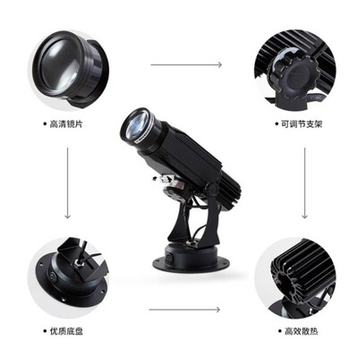 ground Photo Ads advertisement Projection lamp Logo Projection lamp rotate outdoors Rainproof Ultra HD LED Projection lamp