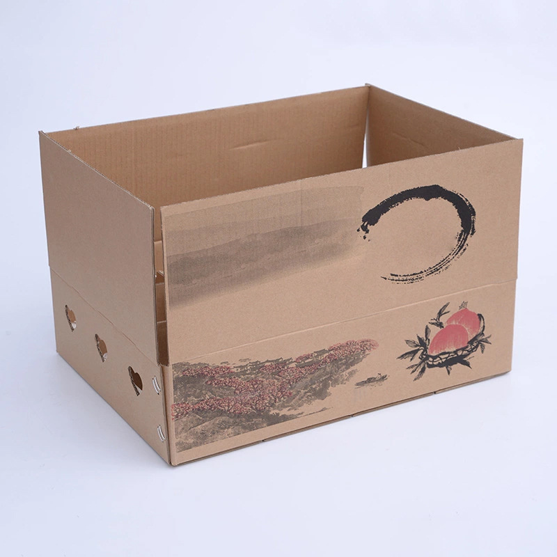 纸箱纸盒批发定做印刷箱子瓦楞纸箱水蜜桃纸箱生产厂家销售
