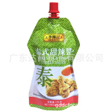 港版李锦记泰式甜辣酱175g 唧唧装薯条鸡翅蘸点酱直立装