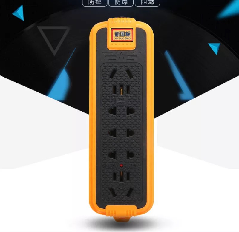 厂家直销纯铜工程插座无线拖线板多插孔加弹簧拖线板不带线排插