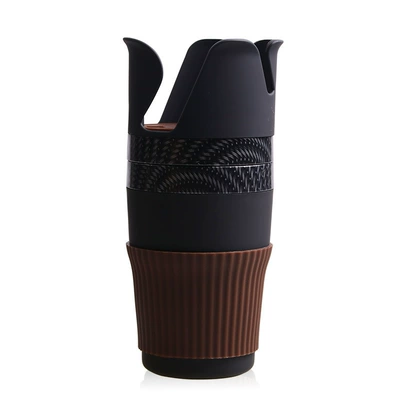 Car water cup holder storage Car cup holder/beverage holder - black-plaid