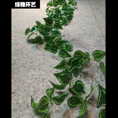 家居装饰常春藤创意样板间装饰 仿真植物绿叶装饰 壁挂仿真花批发
