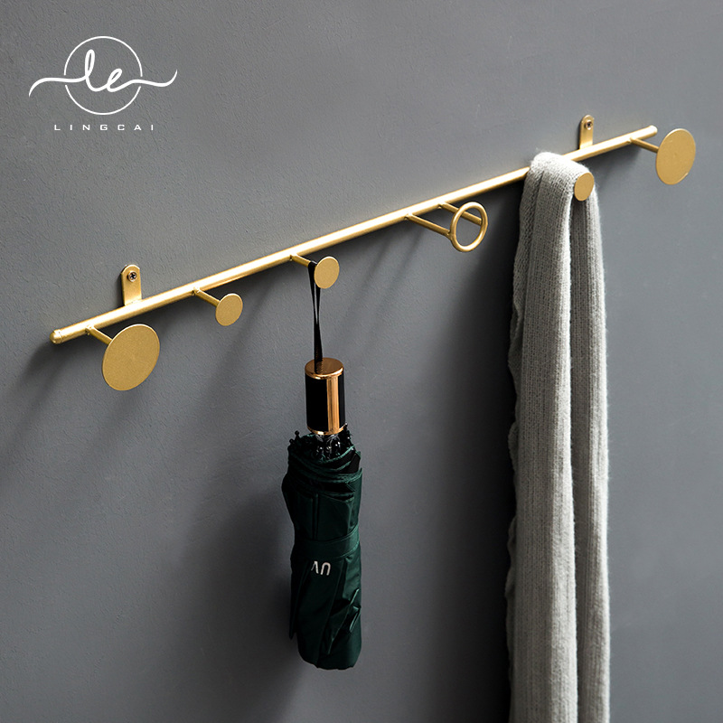 Northern Europe Hooks Entrance originality Wall Wall hanging wall Free punch Coat hook Dressing room Coat Clothes hanger