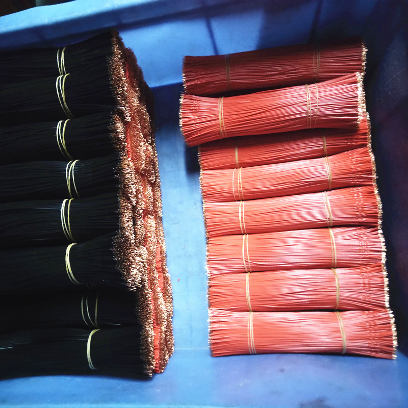 ����ֱ�������� 26awg 7x0.10x1.3 150MM ����PVC���� ˫ͷ������