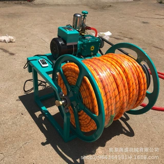 自动卷管打药机 电动遥控打药机 果园防治病虫害高压打药机