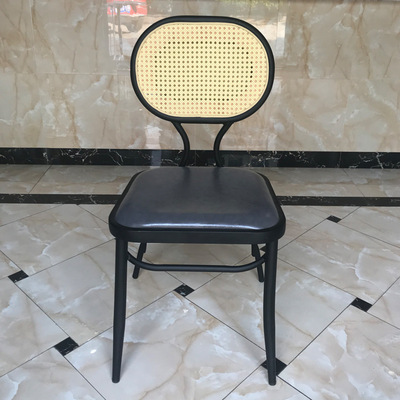 Simplicity Rattan Art Leisure chair New Chinese style Homestay Tea Restaurant Leisure chair household Rattan chairs Open House Negotiate chair