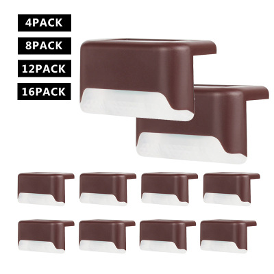 Amazon new pattern solar energy Bamboo fence Railing Stair lights outdoors LED Step lights Garden decoration Wall lamp