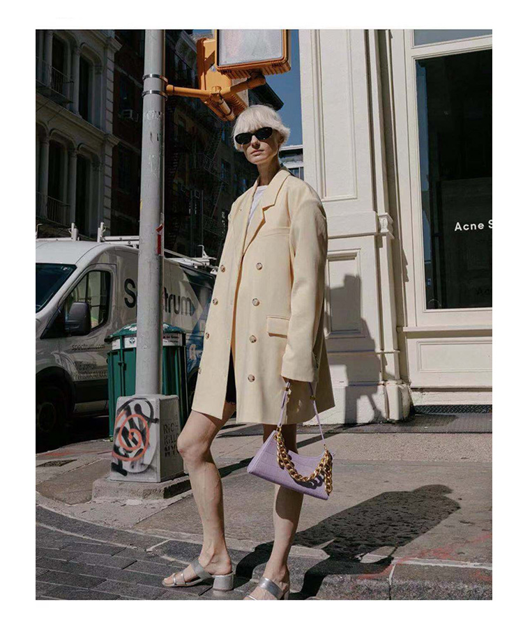 Vintage Underarm Bag Black