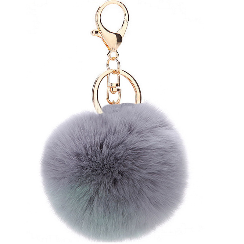 Hairball Pattern Women's Gender Korean Style Hairball Alloy Women's Bag Pendant Keychain