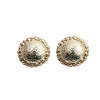 Retro fashionable silver needle, earrings from pearl, silver 925 sample, internet celebrity