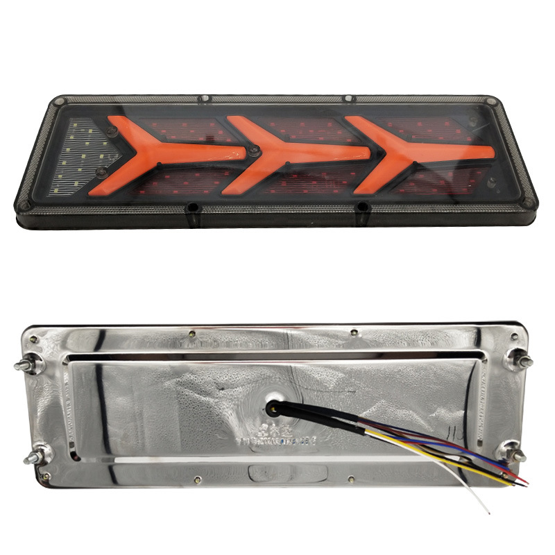 Nuevo 24V coche camión bomba remolque impermeable durable anti-Smashing camión luz trasera luz de freno LED montaje de la luz