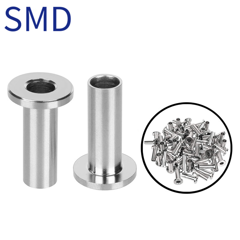 厂家供应 不锈钢保护套筒 波波头 钢丝绳接线器 甲板护栏拉索配件