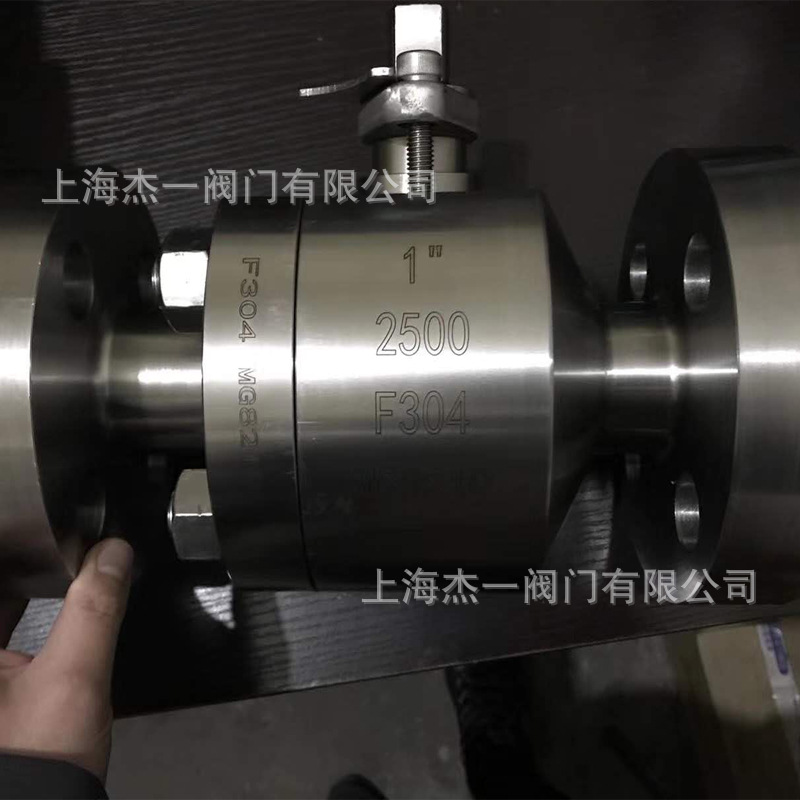 法兰锻钢球阀 Q41F-2500LB F304不锈钢 高压 42.0Mpa PEEK密封