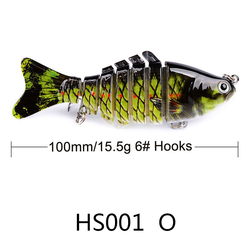 Shallow Diving Jointed Swimbait 15 Colors Hard Swimbaits Bass Trout Fresh Water Fishing Lure