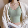 Long colored tank top, protective underware, underwear, wireless bra, internet celebrity