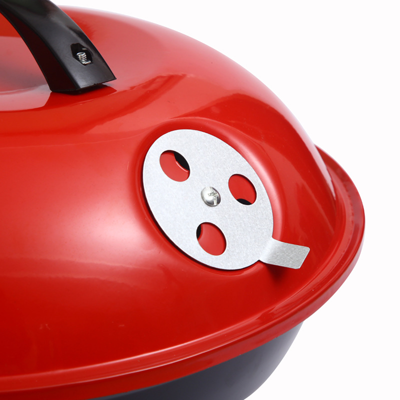 Soy una fábrica para 15 años Suministro directo de fábrica Pequeña Manzana estufa de carbón barbacoa estufa de barbacoa redonda instalación simple