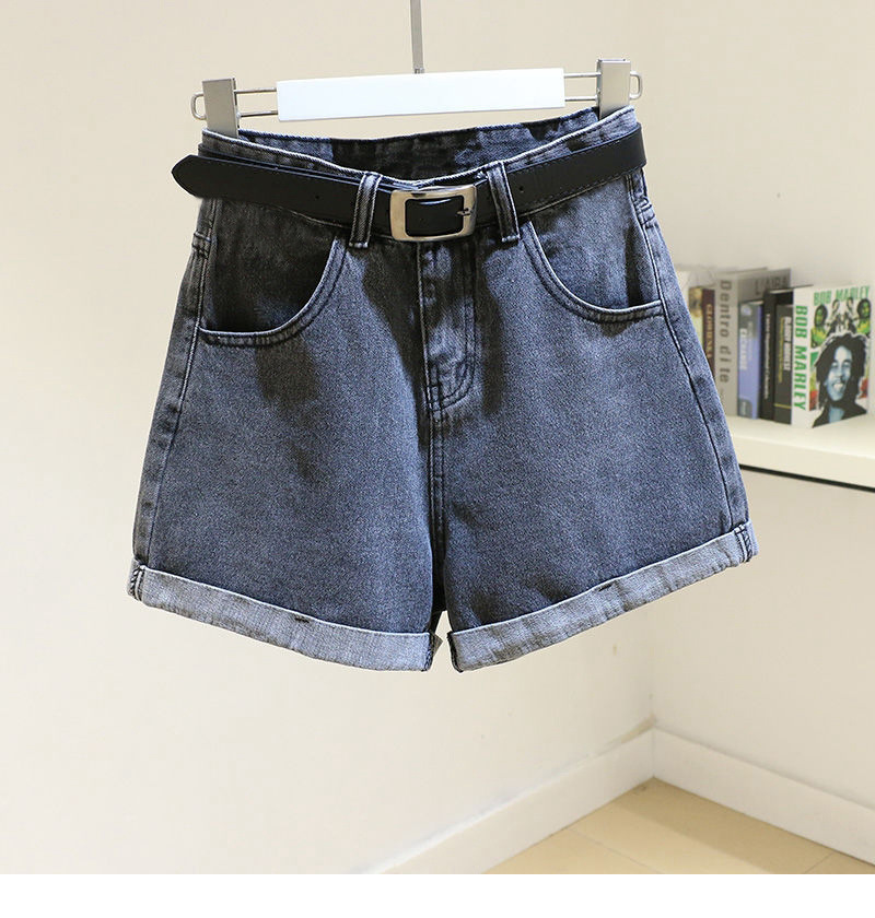 Women's Daily Simple Style Solid Color Shorts Button Shorts display picture 3