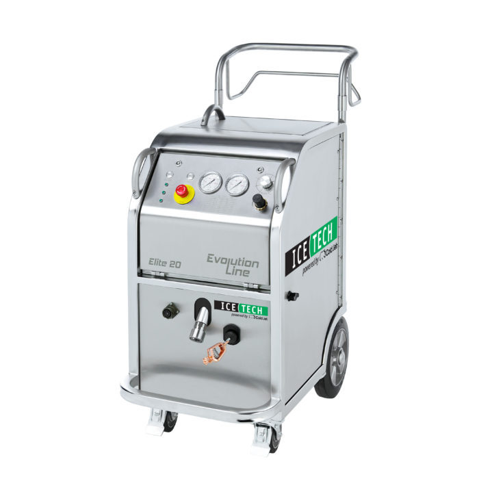 Dry ice Cleaning machine U.S.A Cold Jet ICE TECH Elite20 grain Shandong Qingdao Dry ice clean