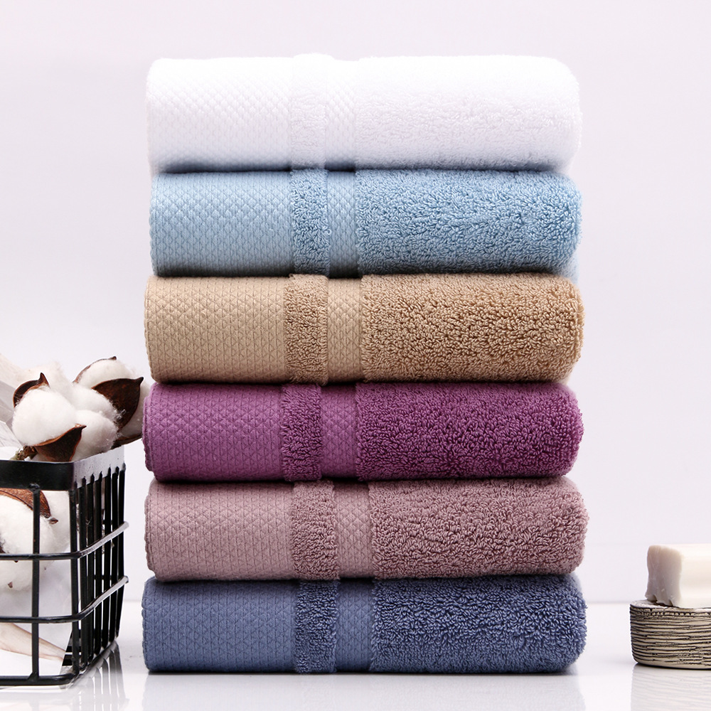 Pure cotton towel thickened household fa...