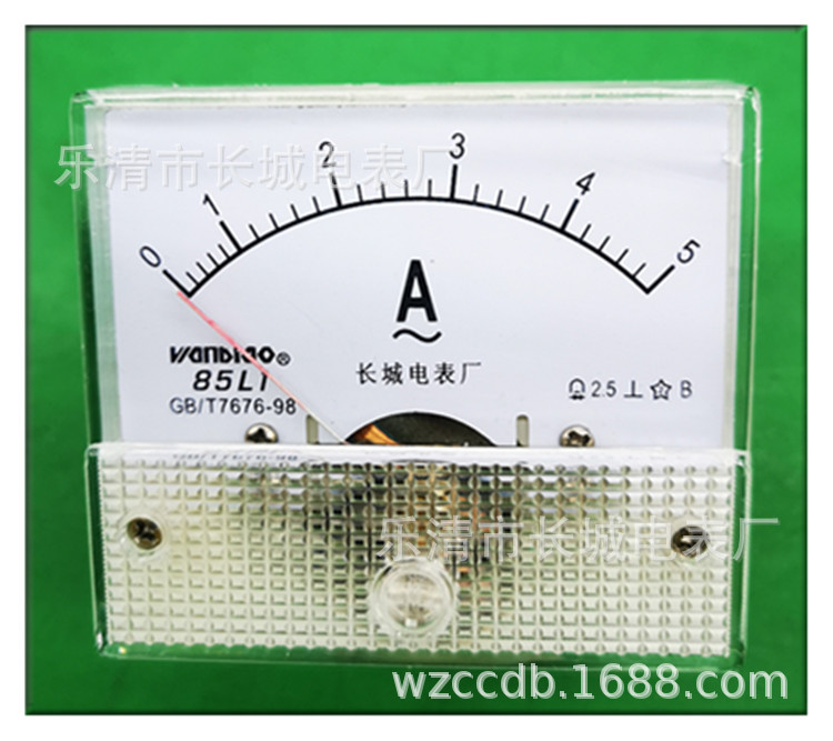 长城电表厂 85L1  交流电流表仪表 直接式 超声波设备 使用