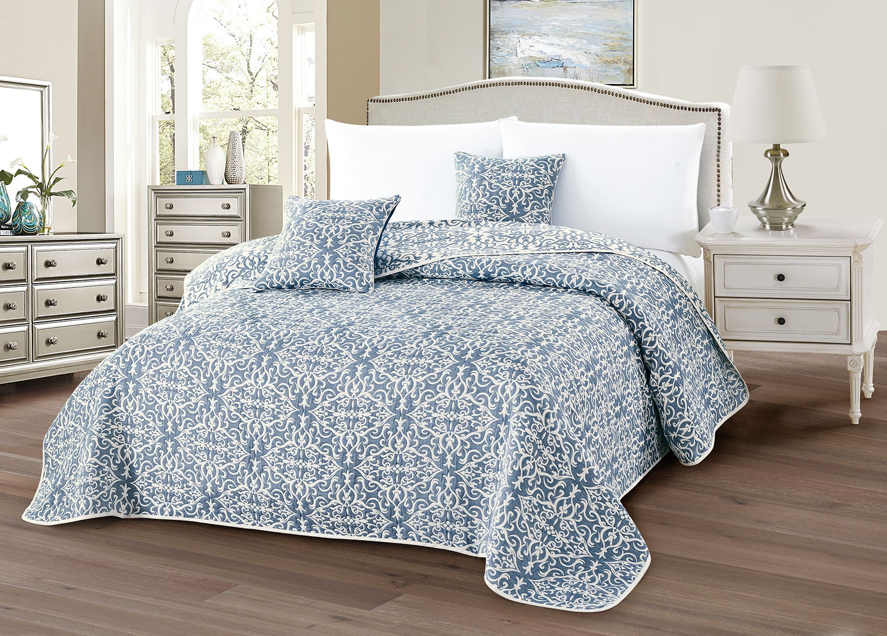 【外貿(mào)專供】外貿(mào)出口純棉歐美風(fēng)三件套