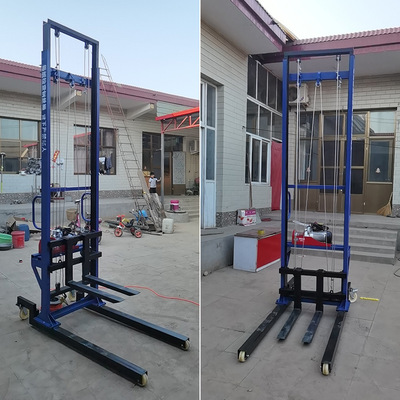 小型上磚機質優價廉遙控上磚機電動上磚機工地上磚機