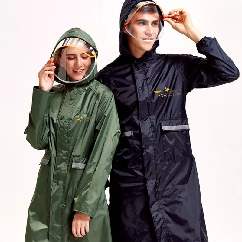 Фабрика прямые поставки ветровка Длинный плащ можно добавить логотип на заказ Дождь брюки костюм открытый походы пончо со светоотражающим