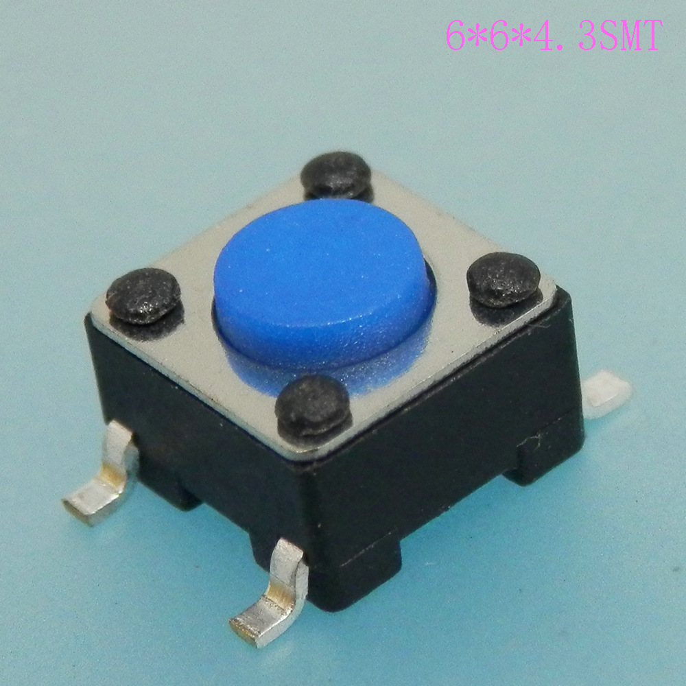6X6/12X12 防水直插贴片卧式侧按键常闭常开触发带灯微型轻触开关