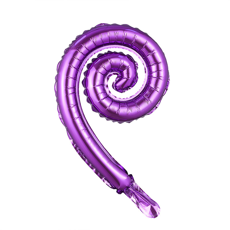螺旋球双卷紫色