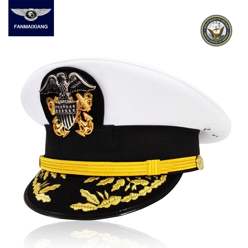 Американская фуражка/капитанская шляпа в стиле Grand Daggap Navy, пиратская/капитанская шляпа для выступлений