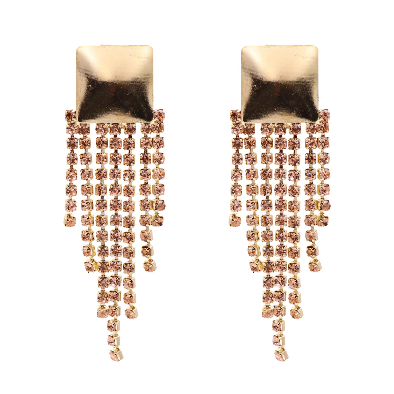 New Fashion Geometric Tassel Exaggerated Big Earrings Hot-selling display picture 7