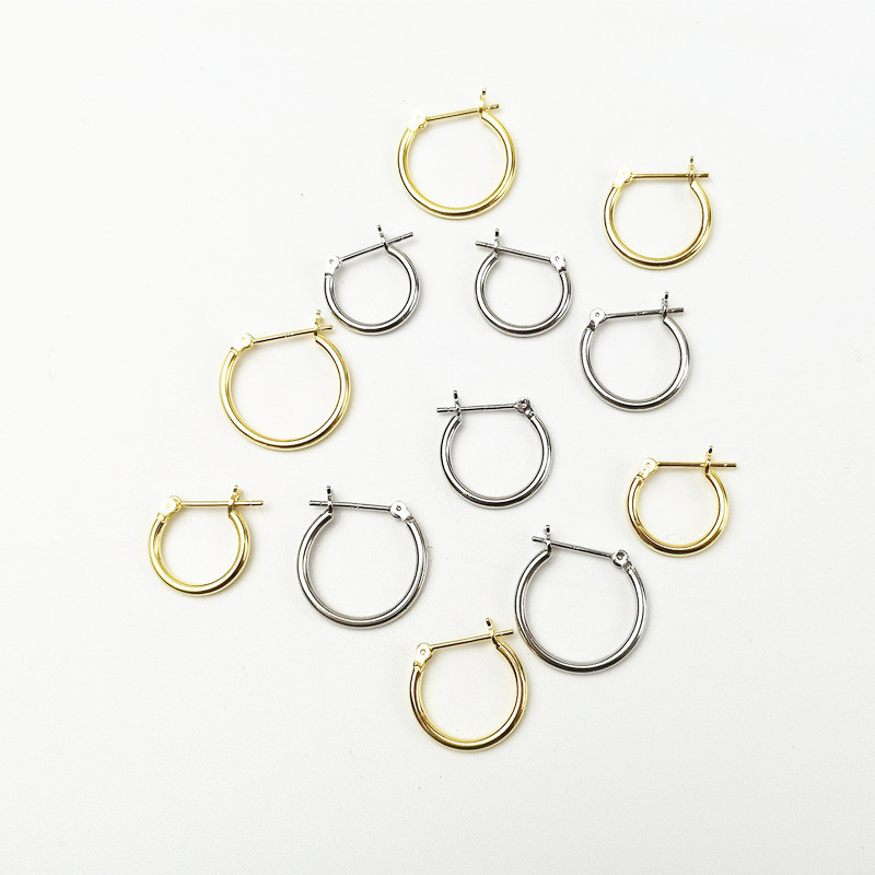 1 Pair Quantity 1 Pair 925 Sterling Silver U-Shaped Solid Color Earrings