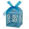 Factory direct selling wedding hollow fruit sugar box little sugar box European -style gift box, laser hollow candy box