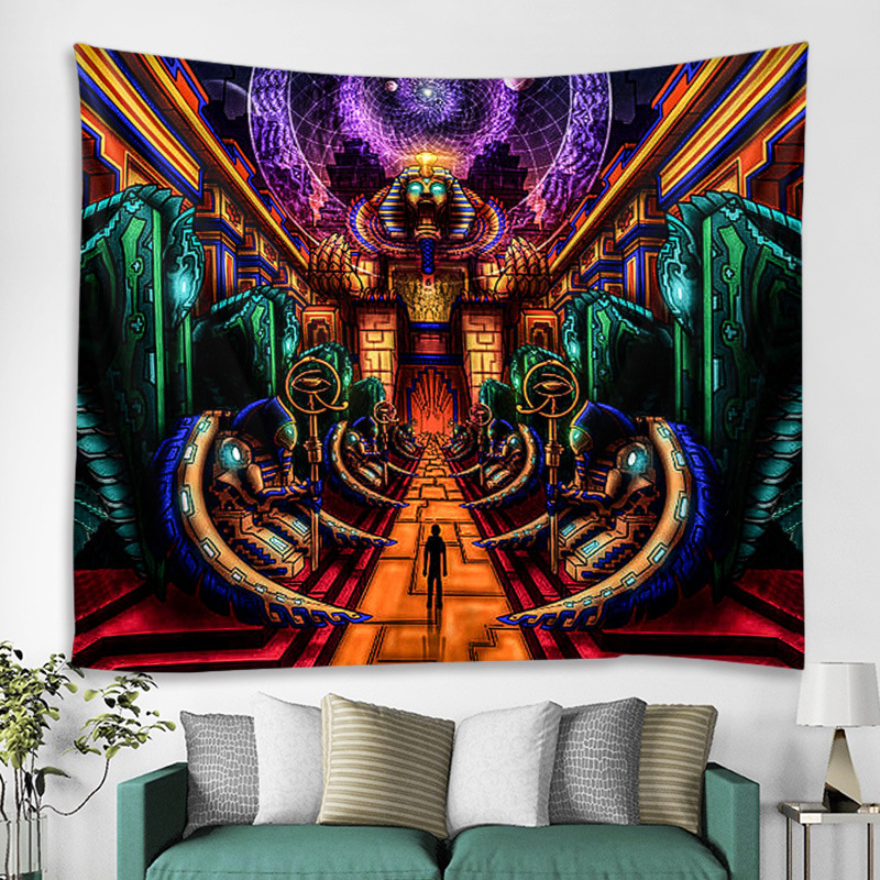 跨境电商现货批发个性背景布挂布挂毯装饰布卧室房间布置床头墙布