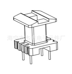 EI19 2+2PIN EI1922 6*9 EE19 变压器骨架 电木骨架 厂家直供