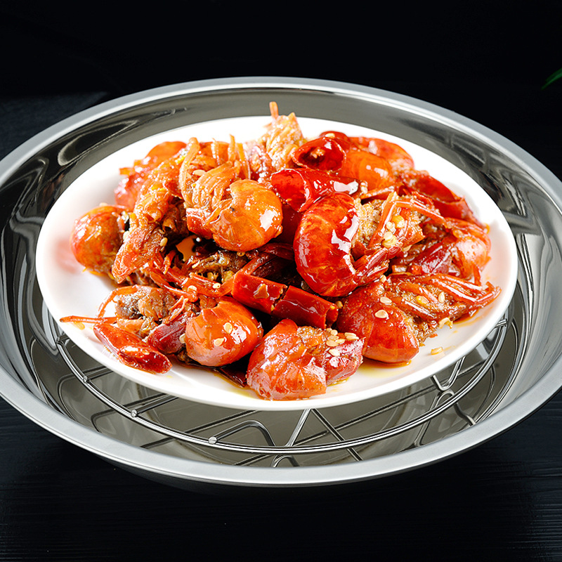 Acero inoxidable engrosada vapor cocina vapor parrilla pescado al vapor de cuatro patas cocina rack cocina vapor suministro directo de fábrica