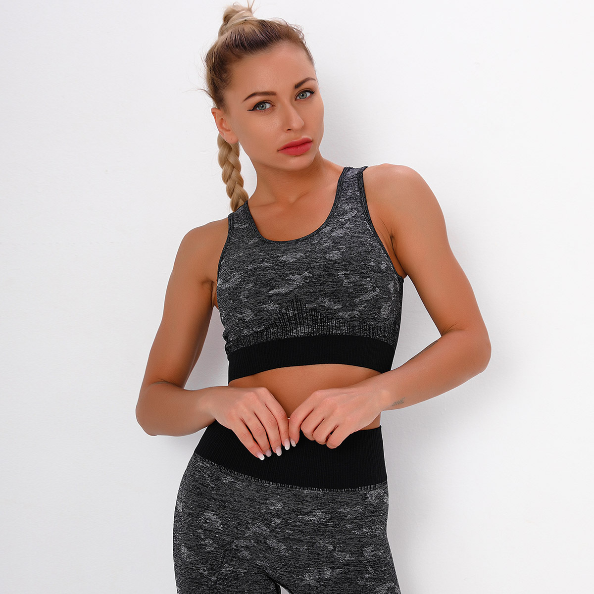 quick-drying sports yoga knitted vest  NSLX9042