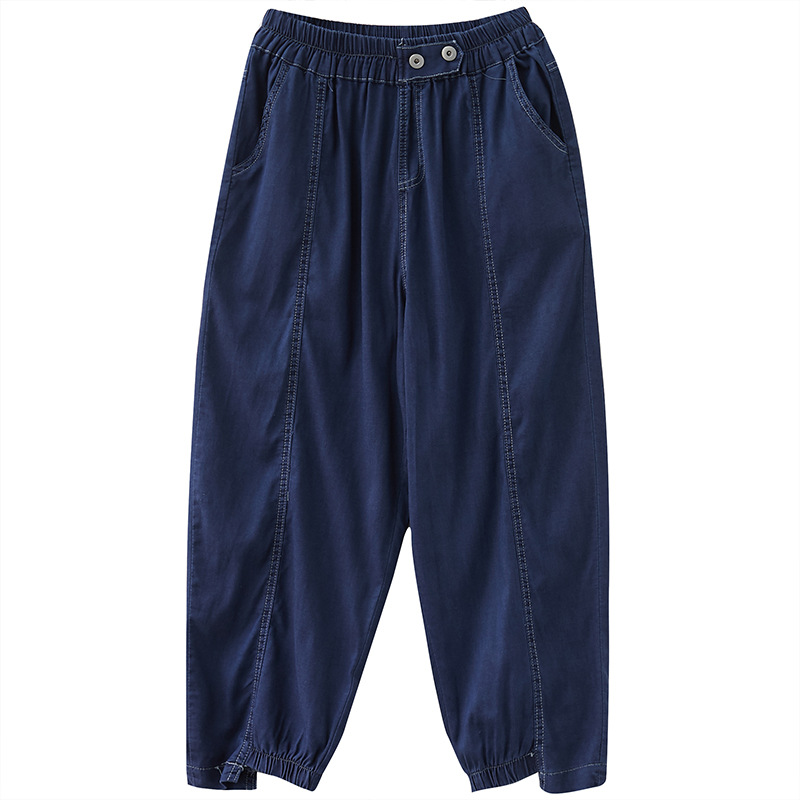 Pantalon léger femme en cow-boy - Ref 3430133 Image 5