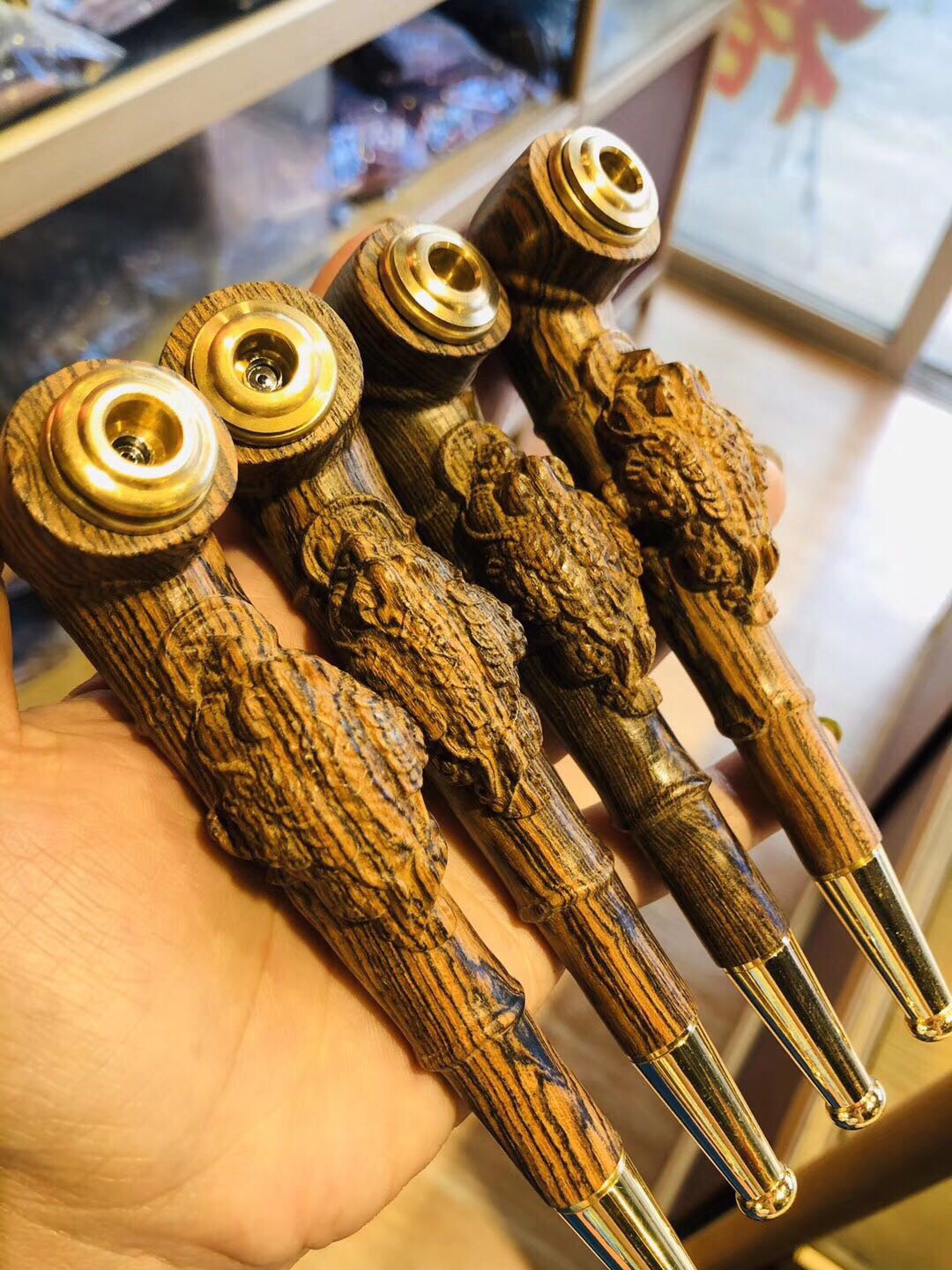 乌木长烟烟杆,贵州安顺竹子烟杆批发,木质长烟杆怎样打孔_大山谷图库