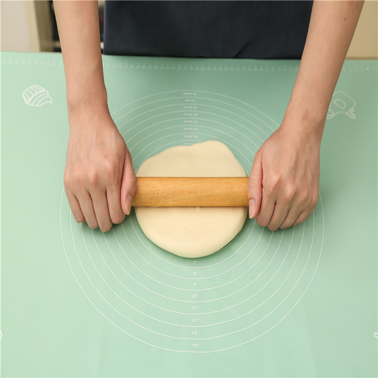 硅胶揉面垫 硅胶垫耐高温烘焙工具厨房加厚防滑不粘和面板案板详情9