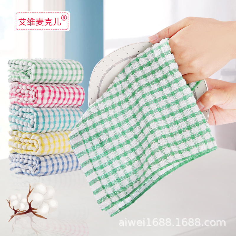 日本茶巾厨房毛巾洗碗巾方巾餐巾垫全棉纯棉纱抹布百洁布洗碗布