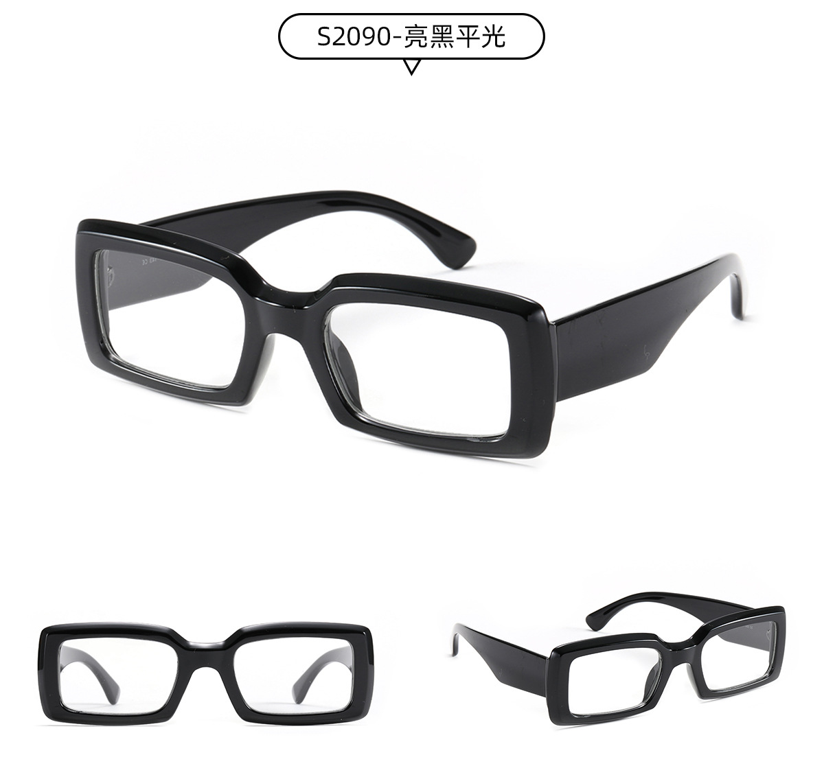 New Beach Black Personality Sunglasses display picture 10