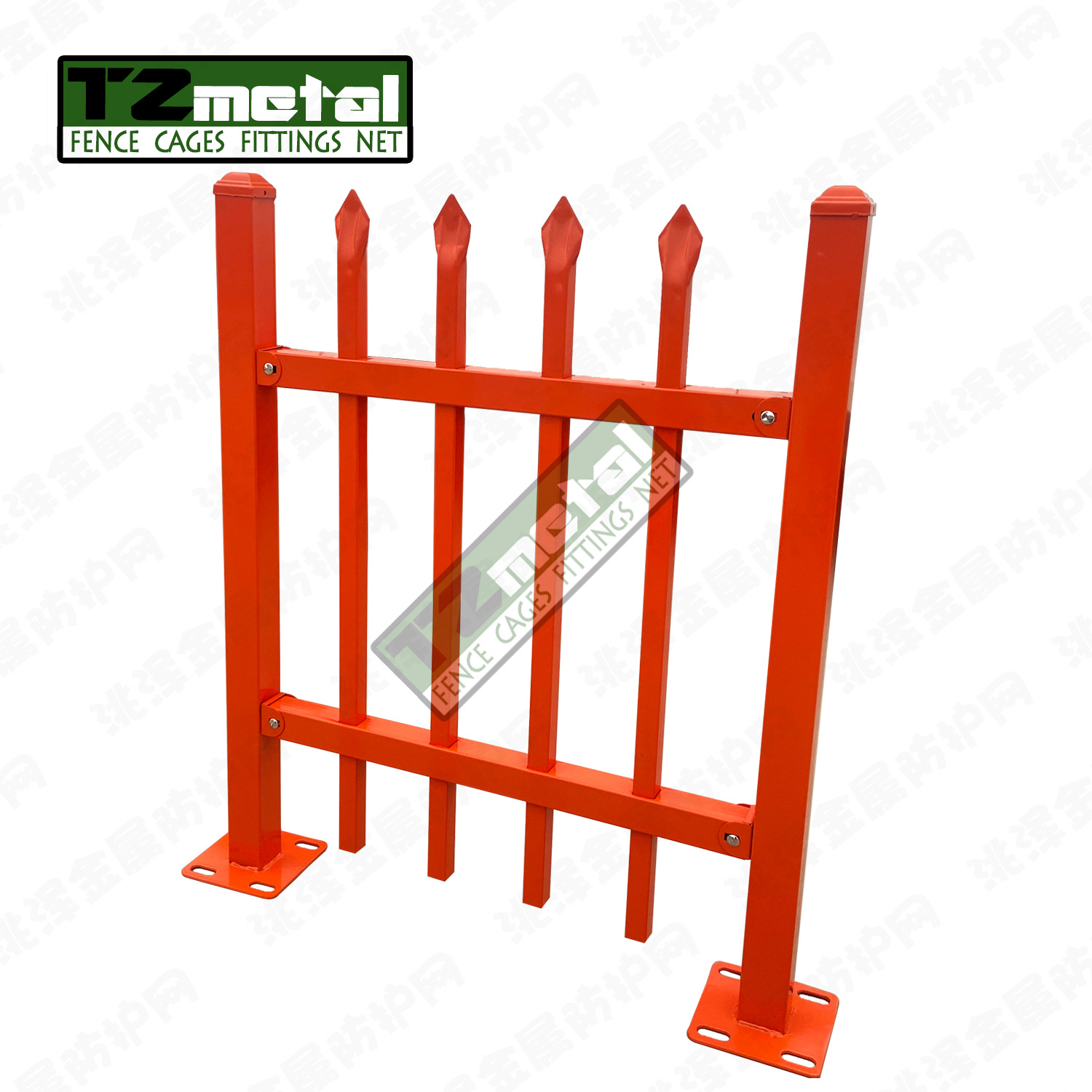 镀锌喷塑锌钢方管围栏小区工厂别墅学校阿克苏静电粉末喷涂10年免